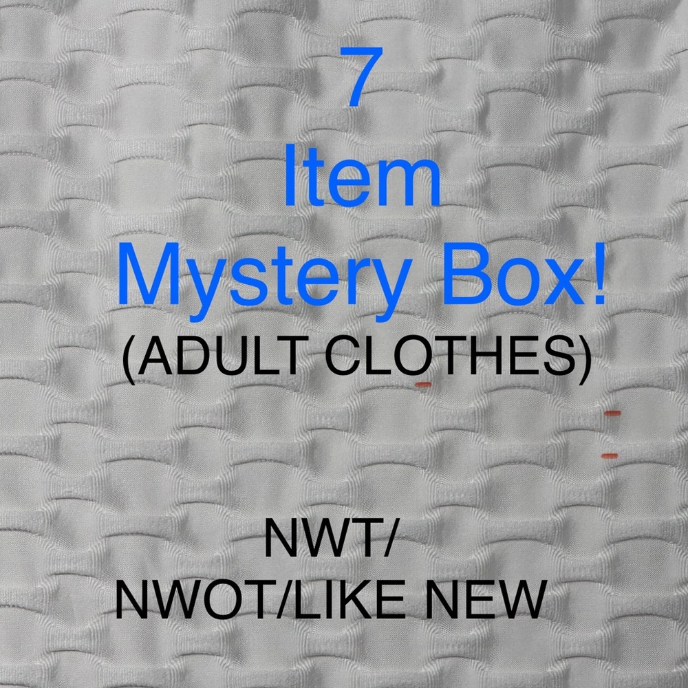7 pieces‎ from Clothes Pallet - adult Mixed sizes and brands NWT, NWOT, LIKE NEW